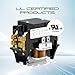 CNAODUN HVAC Contactor Air Conditioner Contactor 2 Pole 40 Amp 24V Coil Compatible with Condenser,Compressor,Air Conditioner,Refrigeration Systems,Heat Pump