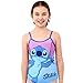 Disney Lilo and Stitch Swimsuit | Lilo and Stitch Bathing Suit | Girls' One-Piece Swimwear | Girls Swimming Suit | Blue 8