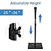 Goplus Baseball Tees for Hitting, Adjustable Batting Tee Heavy Duty Softball Travel Portable Tee Tripod Stand Rubber Tee for Batting Training Practice (25