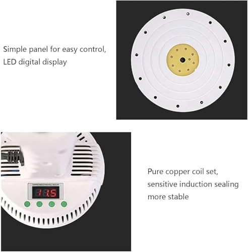 Machine de scellage électromagnétique manuelle scelleuse opercule aluminium Ø 20mm