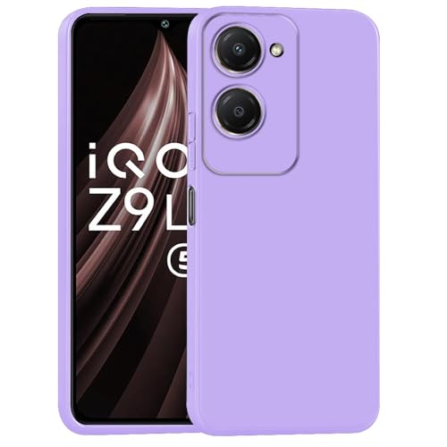 Image of Back Cover for iQOO Z9 Lite 5G | Full Camera Protection | Premium Liquid Silicon Case | Flexible Bumper Case for iQOO Z9 Lite 5G (Purple)