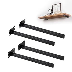 Lalago DY-98602 4er-Set Regalträger Schwarz