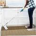 Healeved Industrial Grade 50 Inch Floor Sweeper Multi-Function Mop for Floor Wall Self-Wringing 36cm Wide Cleaning Path Rotating Mop Head
