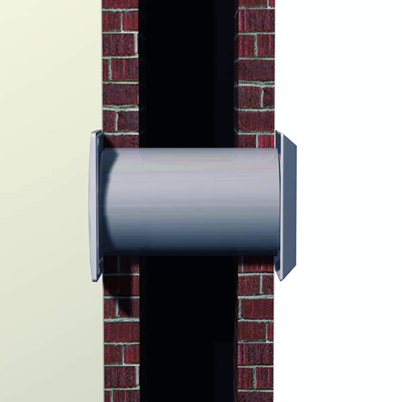 Vortice Aspiratore Elicoidale Ventilatore Punto Filo per ricambio aria bagno con valvola anti ritorno 220/240 V 50 Hz (11124 (Diametro Nominale Condotto 120 mm))