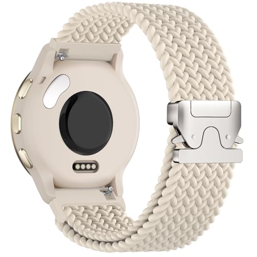 Oanux 18mm LkґgiC Garmin Venu 3SEHb`oh 41mm/Vivoactive 4S/Vivomove 3S/Venu 2S/Forerunner 255S 265SɑΉ pV[gobN Lk \tgX|[c