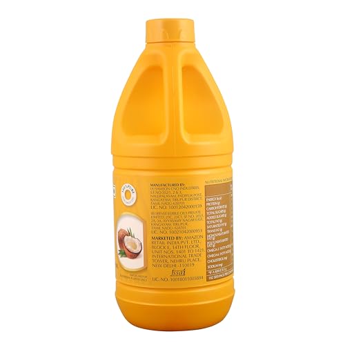 Image of Amazon Brand - Vedaka 100% Pure Coconut Oil | 1 L (Pack of 3)