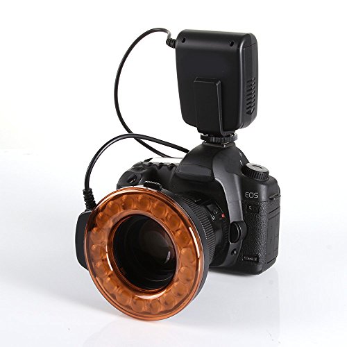 Fotga MK-FC110 anneau flash macro orange avec 8 bagues pour reflex Canon et Nikon