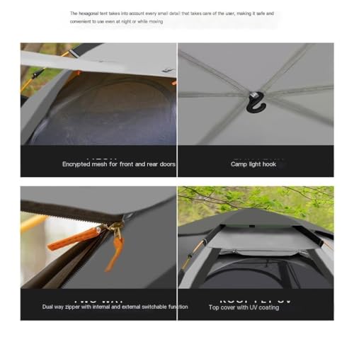 Carpa plegable portátil impermeable para camping miniatura 6
