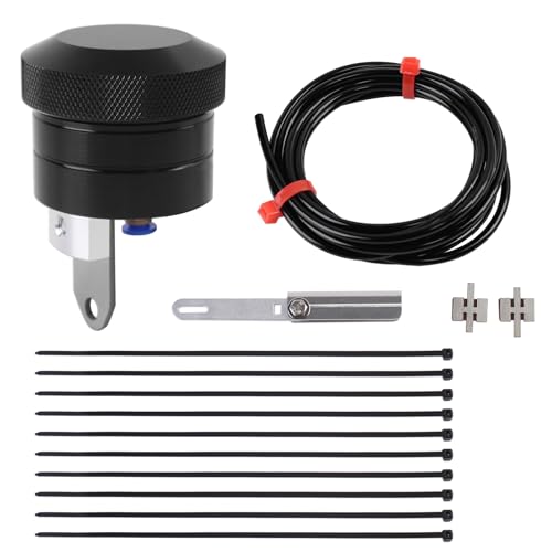 Motorrad-Kettenöler, Kettenschmiergerät, Motorrad-Schmiersystem passend für Honda, Yamaha, Suzuki, Kawasaki (Schwarz)