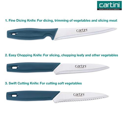 Set Cuchillos Cocina 3 Piezas Acero Inox miniatura 3