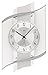 Produktbild AMS Moderne Wanduhr mit Funkwerk, Funkuhr, batteriebetrieben Silber 48cm- 5516