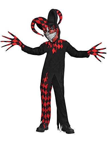 International - Costume da giullare pazzo per bambini