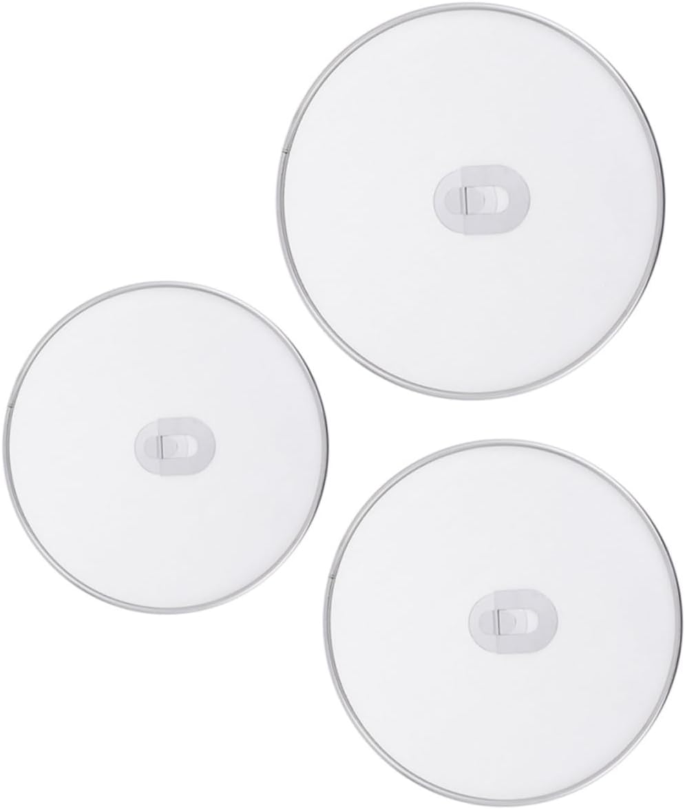 VOSAREA 3pcs Stainless Steel Oil Cover Grease Splatter