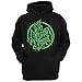 Produktbild 187 Straßenbande - Logo Hoodie schwarz/grün (XL)