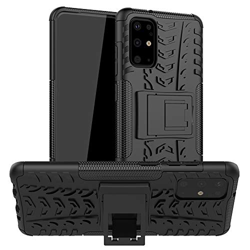LiuShan Compatible avec Alcatel 3L (2020) Coque,Shockproof Robuste Impact Armure Hybride Béquille Housse Coque Étui Couverture pour Alcatel 3L (2020) Smartphone(Not fit Alcatel 3L(2019)),Noir
