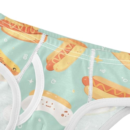 KLL Hot Dog Seamless Boys Toddler Soft Training Underwear Cute Children Undies4