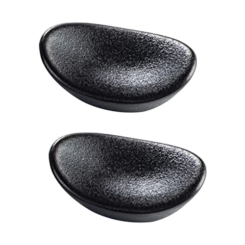 Alipis 2Pcs Japanese Style Chopsticks Holder Ceramic Chopstick Rests for Household Use Prevents Rolling and Keeps Table Clean Easy to Wash and Maintain