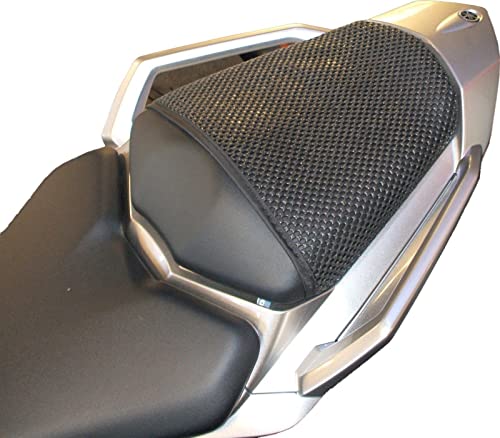 Cubierta de Asiento de Pasajero Antideslizante de Triboseat Compatible con Yamaha FZ1S Fazer (2006-2015)