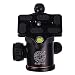 QZSD-02 360â„ƒ Aluminum Ball Head + Quick Release Plate for Camera Tripod Monopod