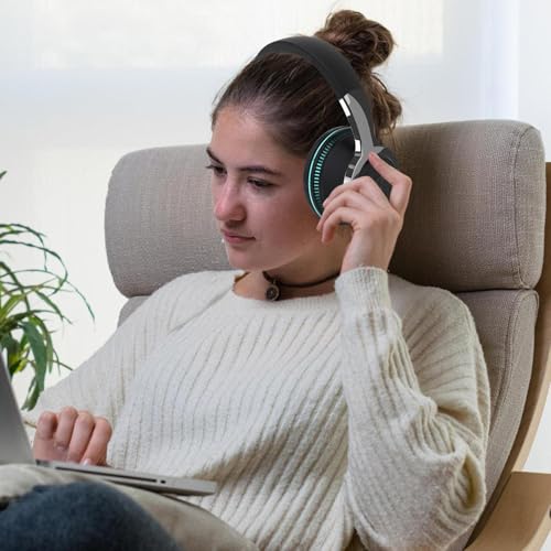 Auriculares inalámbricos portátiles con sonido estéreo para computadora 2