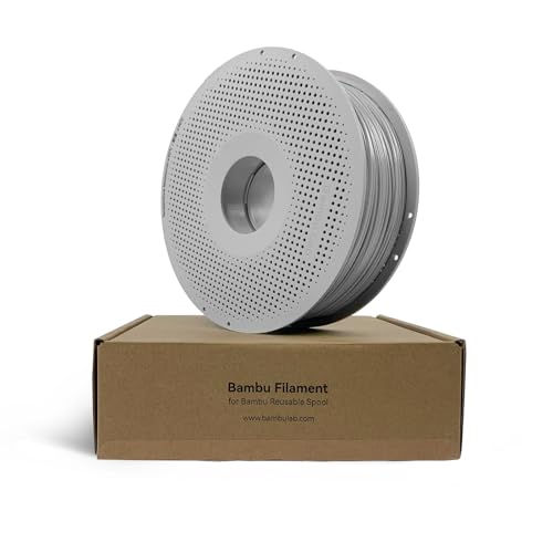 Image of 3IDEA Bambu Lab PLA Aero 1.75mm 3D Printing Filament - Gray with Reusable Spool