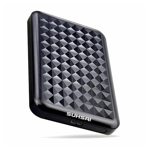 SUHSAI Portable External Hard Drive, USB 3.0 Ultrafast External HDD for mac, 2.5" Portable Hard Disk for PC, Computer, Laptop & TV, 160 GB External Drives for Chromebook, PS3, PS4, Xbox