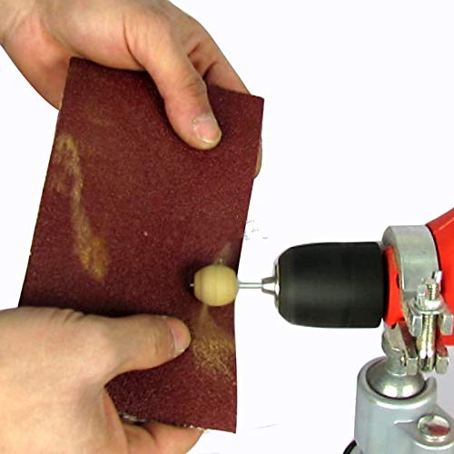 Schleifpapier-Rolle, Körnung 100, Schleifpapier-Rolle, handgedreht, flexibel, weich, für Metall, Glas, Holz, Schleifen, Polieren (1 m Länge, 95 mm Breite)
