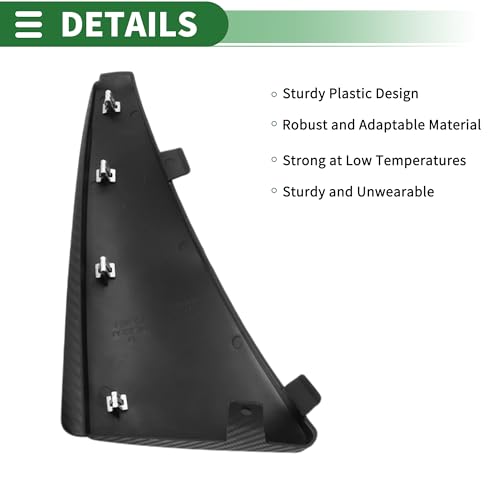 Image of Motoforti Mud Flaps Splash Guards Mud Guards for Chevrolet Corvette C8 2021-2024 W /Mount Accessories