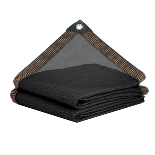 BeGrit Shade Cloth for Garden 50% 6x6.5ft Sun Shade with Grommets Sunblock Mesh for Outdoor,Plants,Patio,Greenhouse,Chicken Coop(Black)