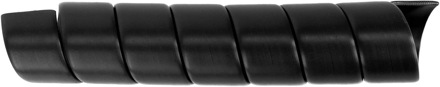 ECO Safe-Spirale Hydraulik Schlauchschutz-spirale Ø 20 mm - Schutz für Hydraulikschläuche, Kabelschlauch und Kabel, UV-beständig, Abriebfest und flexibel Kabelspirale, schwarz, 8m Länge