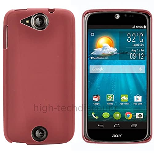 htdmobiles Housse Etui Coque Pochette Silicone Gel Fine pour Acer Liquid Jade Z + Film ecran - Rose