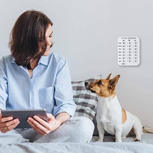IWOMA-Dog-Feeding-Reminder-Mountable-Device-Magnets-On-Back-Slide-to-Green-After-Feeding-Pet-to-Prevent-Over-Feeding