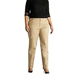 Lee Women's Plus-Size Relaxed-Fit All Day Pant, Flax, 20W Petite