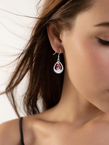 Palpitate Mushroom Earrings for Women 925 Sterling Silver Cute Mushroom Dangle Earrings Jewelry Gifts for Daughter Friends4