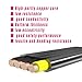 0.75mm²-16mm² 3 Conductor YFFB Flexible Flat Cable 320FT 99.9% Copper Core, Flame Retardant Wear-Resistant PVC（-22~221℉）, 300V/500V for Lifts, Cranes, and Industrial Systems(6.00 mm²-3C)