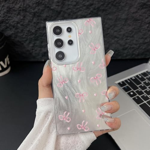 Coque nœud rose Samsung A15 5G protection rigide