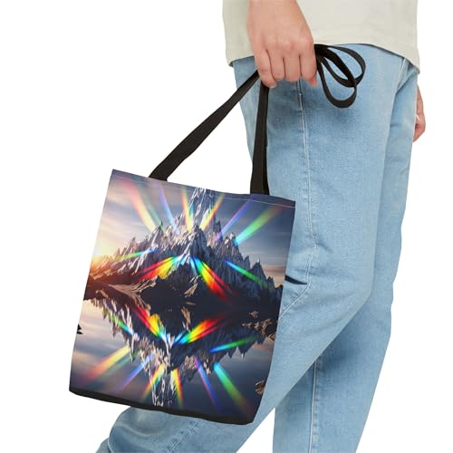 Premium Crystalline Mountain Tote Bag with Reinforced Stitching, 13 or 16 Inch3