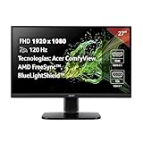 Acer Monitor KC2 27' FHD 1920 x 1080 | Frecuencia de actualización 120Hz | Panel VA | Tiempo de...