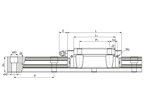 Linear Chariot HRC 20 FN Bride modèle