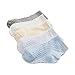 DEBAIJIA Cinq Paires Chaussettes Minces Enfants 3-5 Ans en Coton Respirant Bébé Fille Garçon Colorée - Carreau