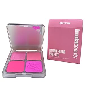 Huda Beauty Blush Filter Blurring Blushlighters Palette – Baby Pink – 7.5 g / 0.26 oz. LIMITED EDITION
