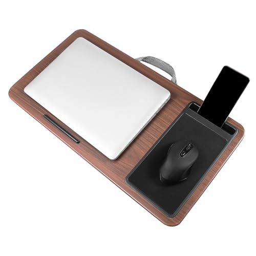 SEWACC Portable Lap Desk with Cushion Pads Versatile Laptop Table for Bed Couch Features Device Slot for Work Study and Entertainment