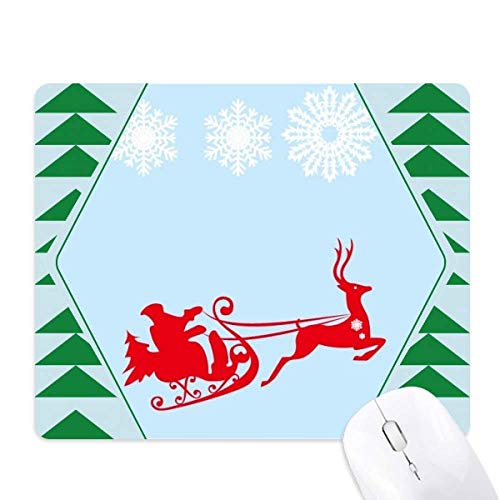 Tapis de souris Noël pour corriger la mauvaise glisse de votre souris sur table en bois