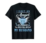 J'ai un ange au paradis, je l'appelle mon mari, tu me manques T-Shirt