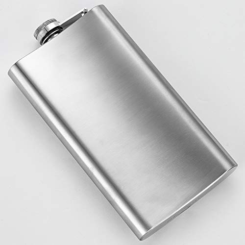 Yfs Flask 12Oz Steel Stainless Liquor For Men Drinking Of Alcohol Whiskey Gift For Men, Leak Proof Pocket Hip Flask With Funnel #TOP7