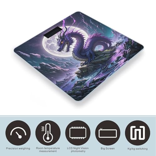 Báscula Digital para Baño Purple Dragon Purple Moon miniatura 3
