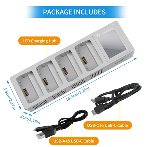 Batteries de vol intelligentes DJI Mini 4 Pro recharger rapidement 4 en 1