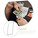 Lurrose 10pcs Currency Holder for Commemorative Banknotes Storage Cases for Collections and Protective Currency Sleeves for Collectors and Enthusiasts