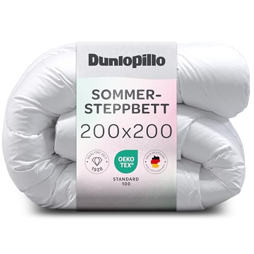 Dunlopillo Couette 200 x 200 cm - Couverture d'été de qualité supérieure - Certifiée Oeko-Tex...