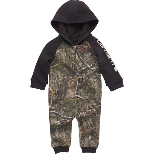 Image of Carhartt Kid's CM8768 Long-Sleeve Zip-Front Camo Coverall - Boys